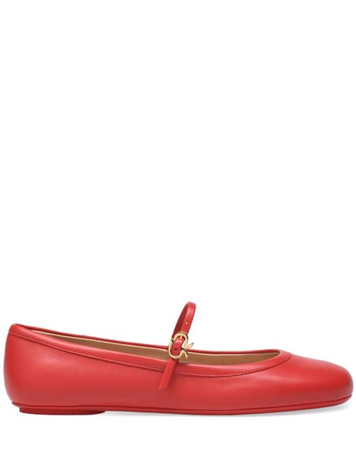 Bright red ballerina Gianvito Rossi | G2222305GOMNXFTABS